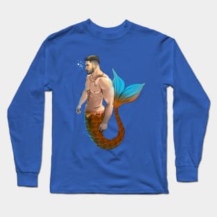 Handsome Merman Long Sleeve T-Shirt